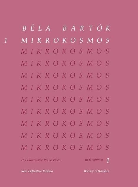 Bela Bartok: Mikrokosmos, Nos. 1-36: 153 Progressive Piano Pieces, Buch