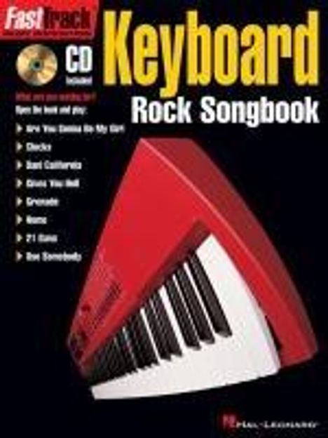 Fasttrack Keyboard Rock Songbook, Buch