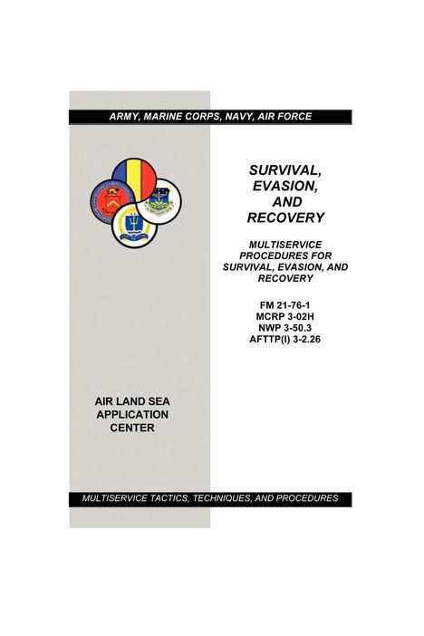 U. S. Army: Survival, Evasion, and Recovery, Buch