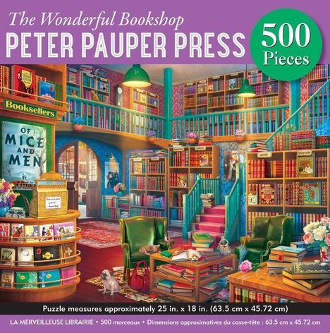 The Wonderful Bookshop 500-Piece Puzzle, Buch