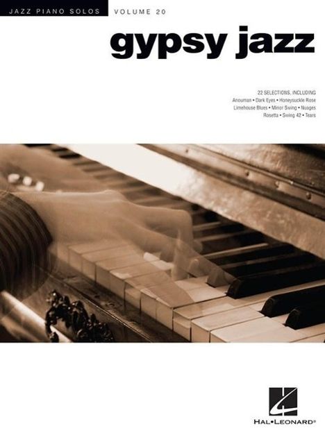 Gypsy Jazz: Jazz Piano Solos Series Volume 20, Buch