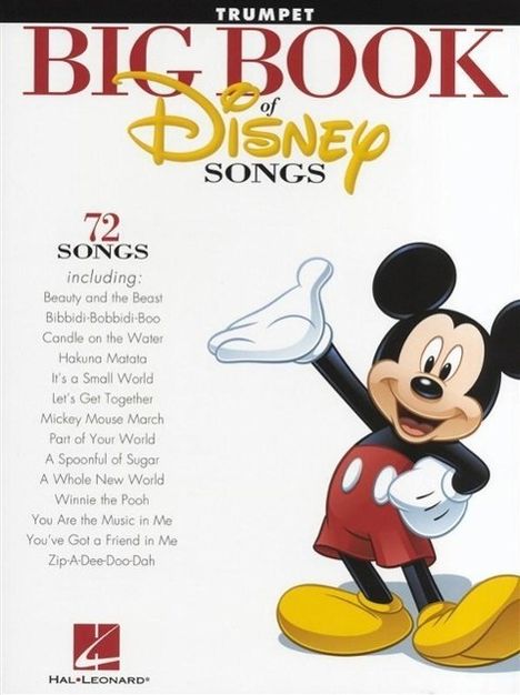 Hal Leonard Publishing Corporation: The Big Book of Disney Songs, Buch