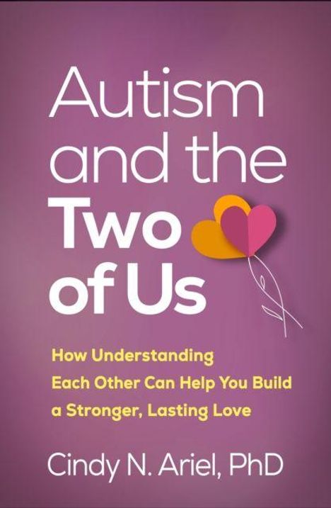 Text: "Autism and the Two of Us. How Understanding Each Other Can Help You Build a Stronger, Lasting Love." Herz-Logo.