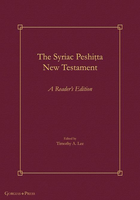 The Syriac Peshi¿ta New Testament, Buch