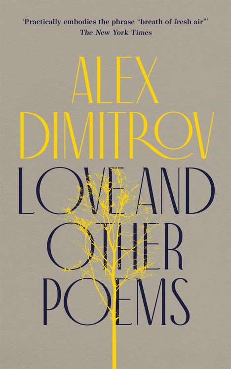 Alex Dimitrov: Love and Other Poems, Buch