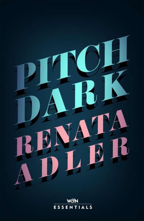 Renata Adler: Pitch Dark, Buch
