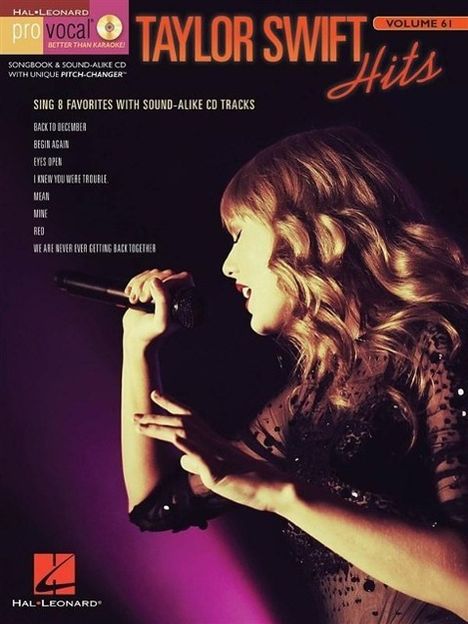 Pro Vocal Women's Edition Volume 61: Taylor Swift, Noten