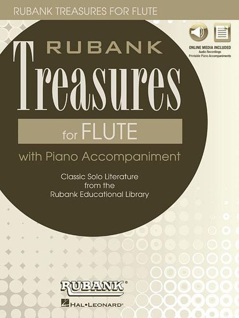 Rubank Treasures for Flute: Book with Online Audio (Stream or Download), Noten
