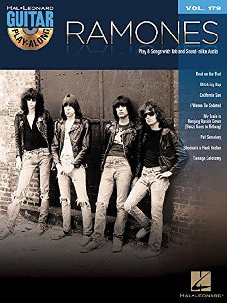 Ramones: Ramones - Guitar Play-Along Vol. 179 Book/Online Audio, Buch