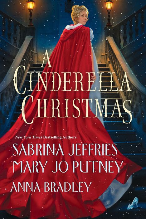 Cover to be revealed soon. A Cinderella Christmas von Sabrina Jeffries, Mary Jo Putney, Anna Bradley. Unteres Logo: blaues K.