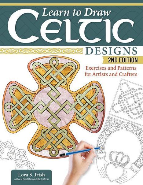 "Learn to Draw Celtic Designs, 2nd Edition. Exercises and Patterns for Artists and Crafters." Illustration eines keltischen Musters.