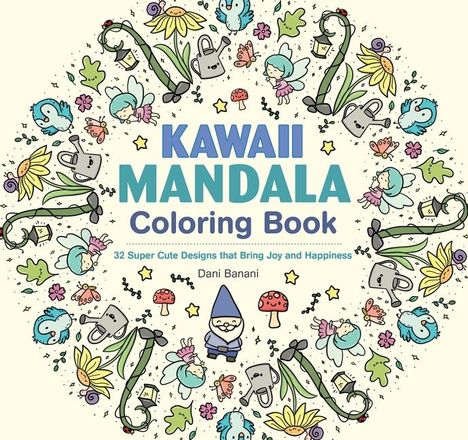 Dani Banani: Kawaii Mandala Coloring Book, Buch