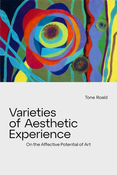 "Varieties of Aesthetic Experience: On the Affective Potential of Art," von Tone Roald. Bunte, abstrakte, kreisförmige Illustration.