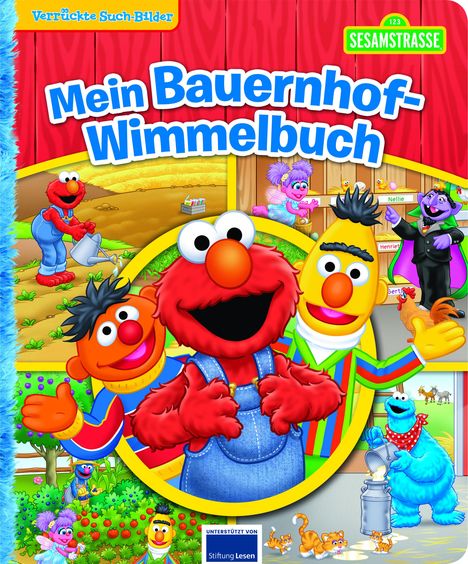 Sesamstraße - Verrückte Such-Bilder - Wimmelbuch - Pappbilderbuch mit wattiertem Umschlag, Buch