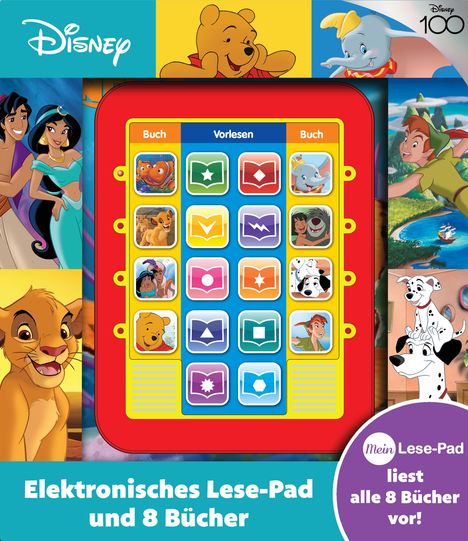 Disney - Mein Vorleser - Elektronisches Lese-Pad mit 8 Hardcover-Büchern, Buch