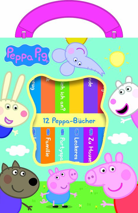 Peppa Pig - Meine erste Bibliothek - Bücherbox mit 12 Pappbilderbüchern - Peppa Wutz, Buch