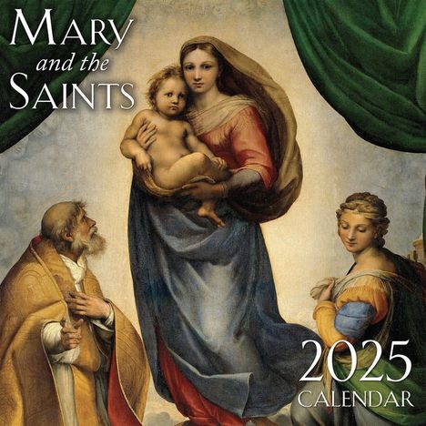 Tan Books: 2025 Mary and the Saints Wall Calendar, Kalender