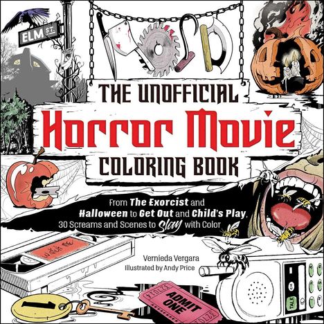 Vernieda Vergara: The Unofficial Horror Movie Coloring Book, Buch