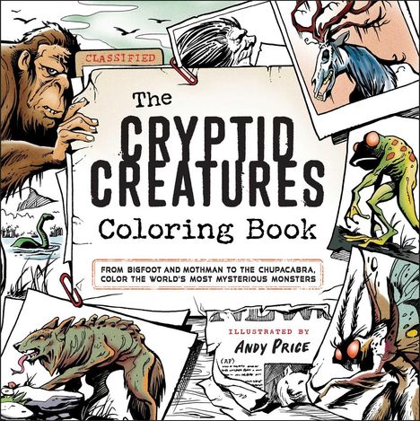 The Cryptid Creatures Coloring Book, Buch
