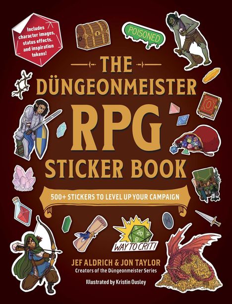 Jef Aldrich: The Düngeonmeister RPG Sticker Book, Buch