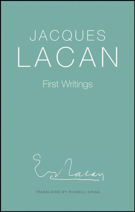 Jacques Lacan: First Writings, Buch
