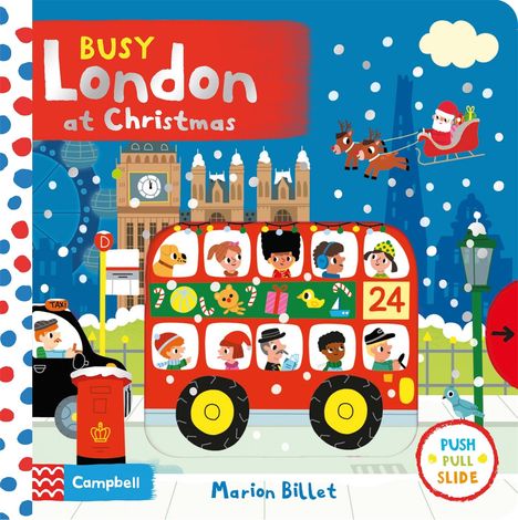 Marion Billet: Busy London at Christmas, Buch