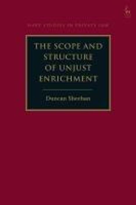 Duncan Sheehan: The Scope and Structure of Unjust Enrichment, Buch