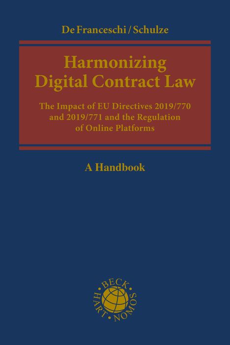 Harmonizing Digital Contract Law, Buch