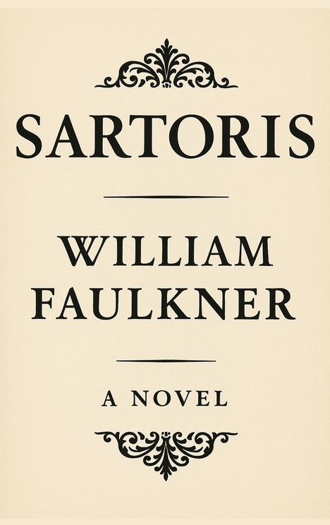 William Faulker: Sartoris, Buch