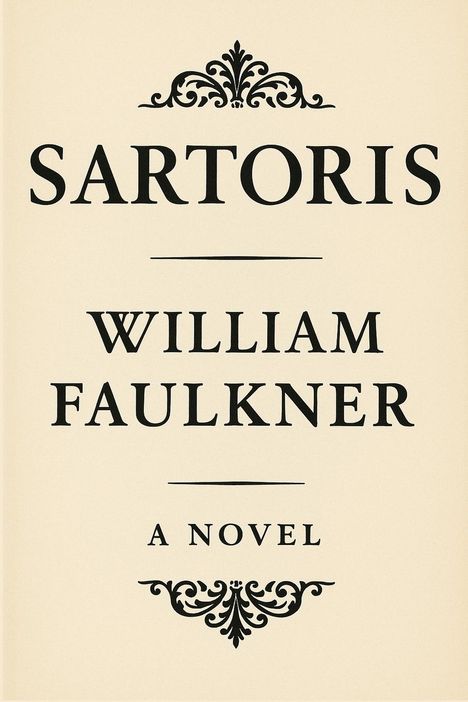 William Faulker: Sartoris, Buch