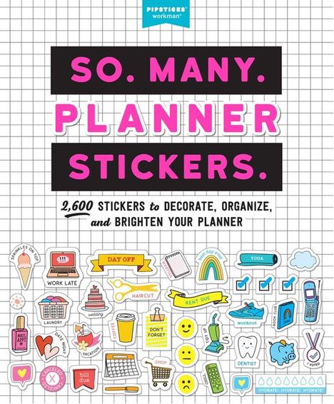 Pipsticks(R)+Workman(R): So. Many. Planner Stickers., Buch