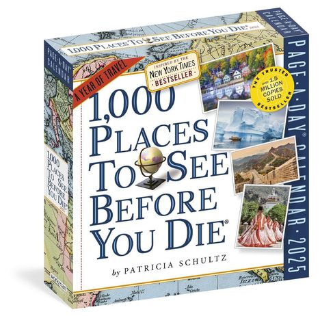 Patricia Schultz: 1,000 Places to See Before You Die Page-A-Day(r) Calendar 2025, Kalender