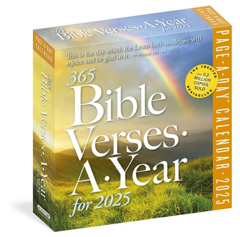 Workman Calendars: 365 Bible Verses-A-Year Page-A-Day(r) Calendar 2025, Kalender