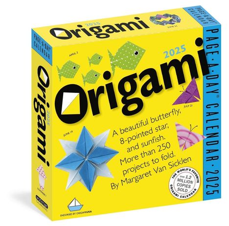 Margaret van Sicklen: Origami Page-A-Day® Calendar 2025, Kalender