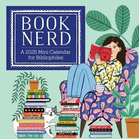 Holly Maguire: Book Nerd Mini Wall Calendar 2025, Kalender