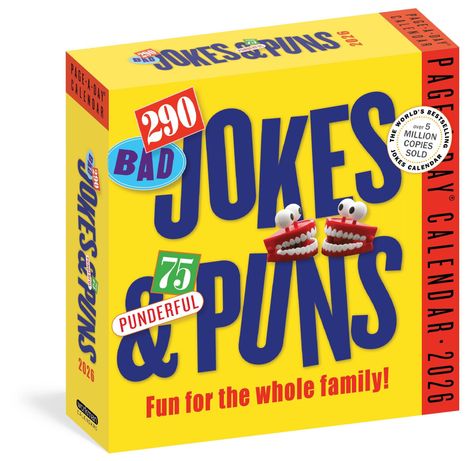 Workman Calendars: 290 Bad Jokes & 75 Punderful Puns Page-A-Day(r) Calendar 2026, Kalender