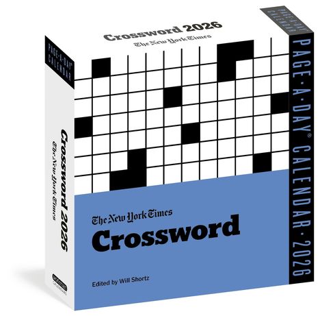 Will Shortz: New York Times Crossword Page-A-Day(r) Calendar 2026, Kalender