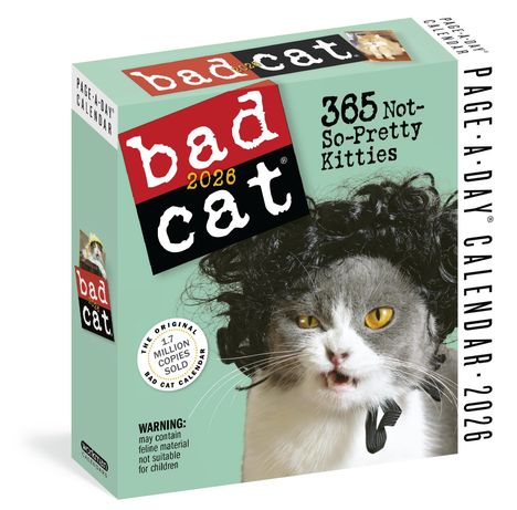 Workman Calendars: Bad Cat Page-A-Day(r) Calendar 2026, Kalender