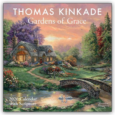 McMeel Andrews: Thomas Kinkade: Gardens of Grace - Gärten voller Anmut 2026, Kalender