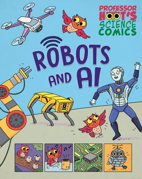Minerva Black: Professor Hoot's Science Comics: Robots and AI, Buch