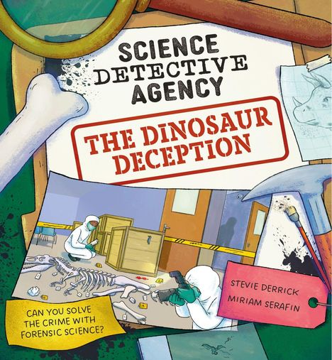 "Science Detective Agency: The Dinosaur Deception"

Szene: Forscher untersuchen ein Dinosaurierskelett in einem Labor.