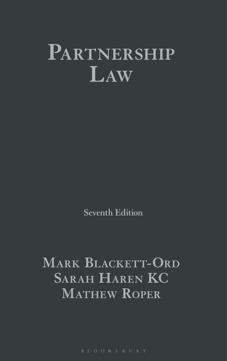 Mark Blackett-Ord: Partnership Law, Buch