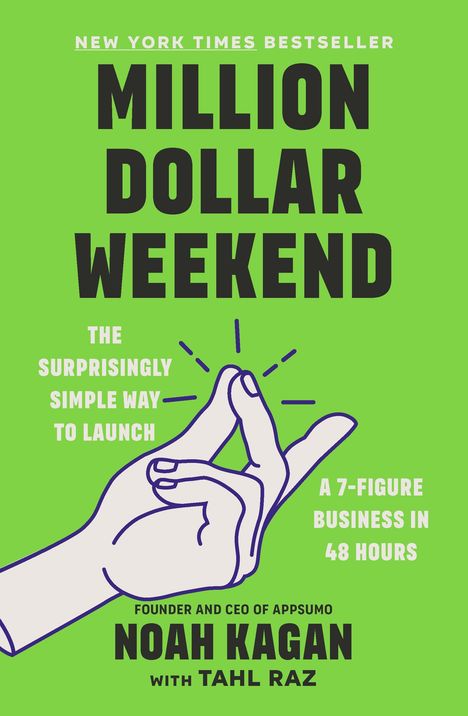 Noah Kagan: Million Dollar Weekend, Buch