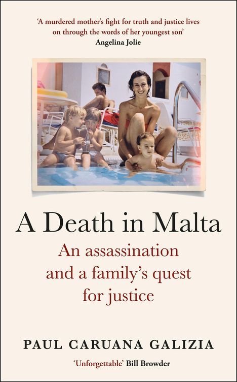 Paul Caruana Galizia: A Death in Malta, Buch