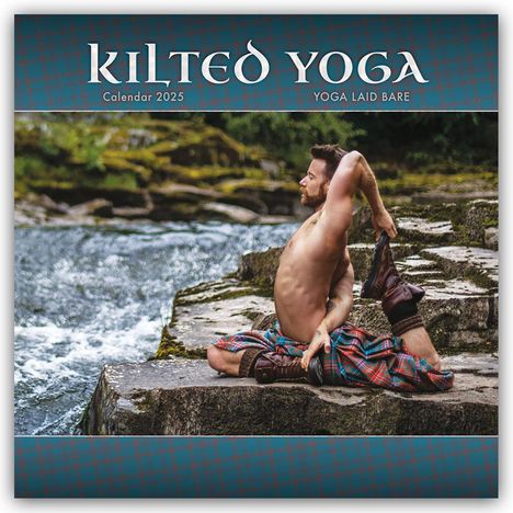 Kilted Yoga 2025 - Wand-Kalender, Kalender