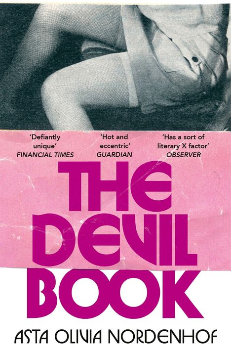 Drei Rezensionen über 'The Devil Book' von Asta Olivia Nordenhof, darunter "Defiantly unique" von Financial Times.