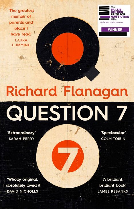 Richard Flanagan: Question 7, Buch