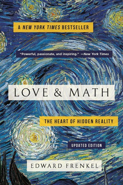 Texte: "A New York Times Bestseller", "Powerful, passionate, and inspiring." Illustration im Stil von Van Goghs "Sternennacht".