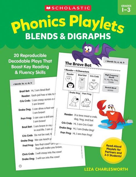 Liza Charlesworth: Phonics Playlets: Blends &amp; Digraphs, Buch