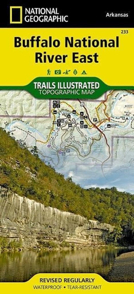 National Geographic Maps - Trails Illustrated: Buffalo National River East Map, Karten
